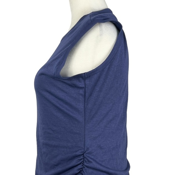 QEARAL CASUAL RUCHED‎ MINI SLEEVELESS DRESS - Picture 6 of 14